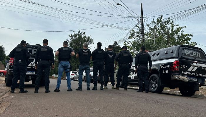 Foto: PCPR PCPR prende oito pessoas em operação contra o tráfico de drogas em Cascavel